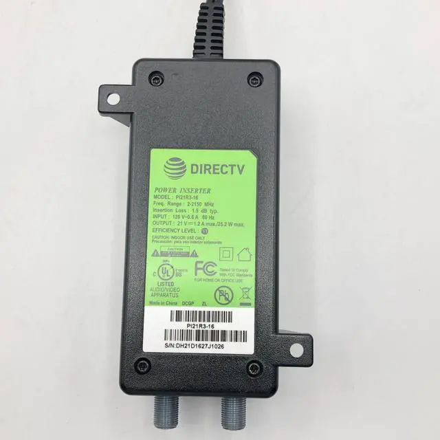 Alt view image 3 of 4 - Original OEM DirecTV P121R3-16 21V 1.2A Power Inserter SWM