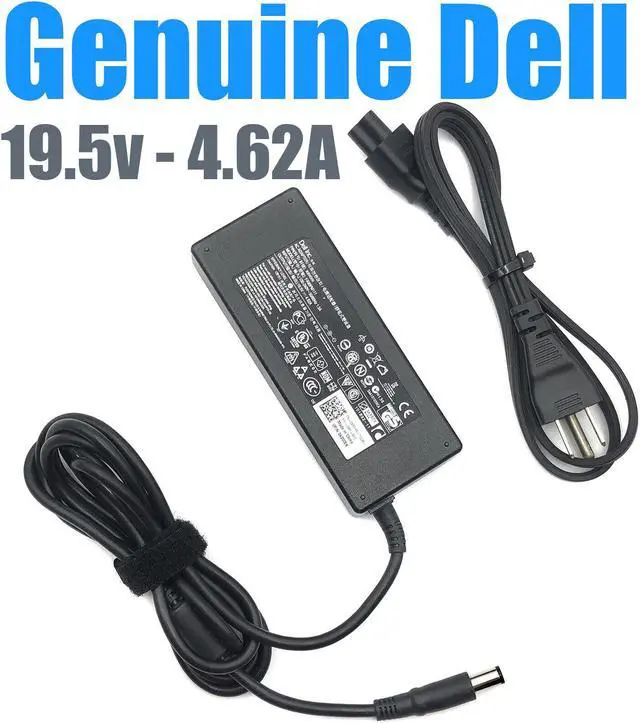 Main image of Genuine Dell AC Adapter Charger 90W Laptop Power Supply With Cord OEM