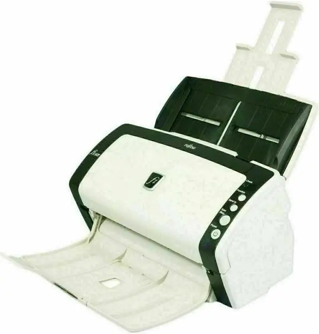 Alt view image 2 of 3 - Fujitsu Fi-6130 Color Image Document Scanner with AC Adapter  Trays USB Cable