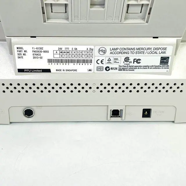 Alt view image 5 of 5 - Fujitsu Fi-6130Z High Speed Color General  Document Scanner USB AC Adapter Setup Drivers  -   High-Speed Scanning, USB Connectivity, Compact Design
