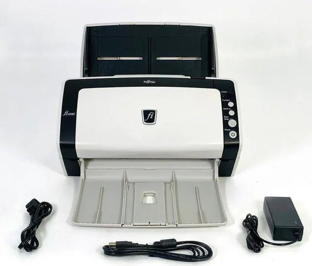 Main image of Fujitsu FI-6130Z High-Speed Duplex Document Color Scanner 600x600 DPI  W/P.Adapter, Trays Set, AC Adapter USB Cord