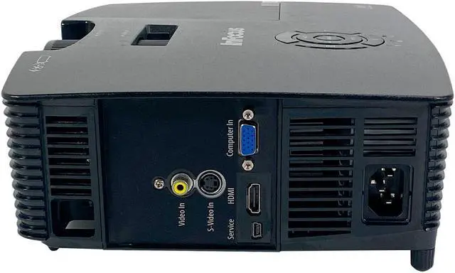 Alt view image 2 of 7 - InFocus IN114xv DLP Projector 3800 ANSI Full HD 3D SP-LAMP-097 HD 1080p with Accessories
