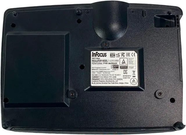 Alt view image 7 of 7 - InFocus IN114xv DLP Projector 3800 ANSI Full HD 3D SP-LAMP-097 HD 1080p with Accessories