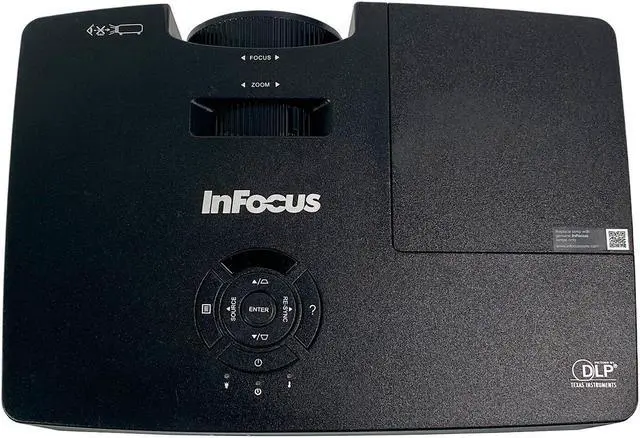 Alt view image 5 of 7 - InFocus IN114xv DLP Projector 3800 ANSI Full HD 3D SP-LAMP-097 HD 1080p with Accessories
