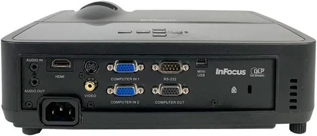 Alt view image 2 of 4 - InFocus IN122 Projector Professional 3200 ANSI PC 3D Ready HD 1080p HDMI bundle