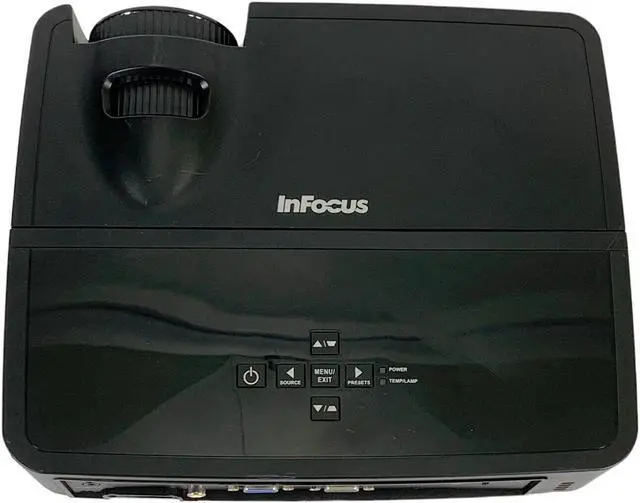 Alt view image 3 of 4 - InFocus IN122 Projector Professional 3200 ANSI PC 3D Ready HD 1080p HDMI bundle