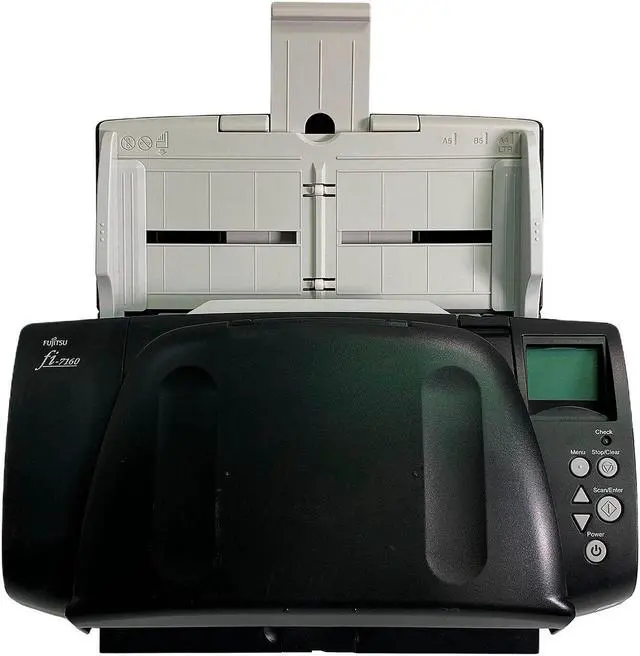 Alt view image 2 of 7 - Fujitsu Fi-7160 High Speed Color Duplex Document Scanner USB 3.0 with Adapter