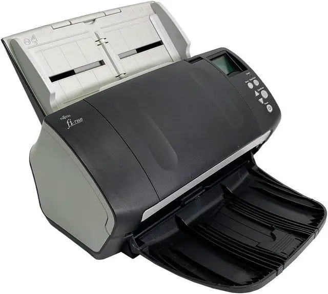 Alt view image 4 of 7 - Fujitsu Fi-7160 High Speed Color Duplex Document Scanner USB 3.0 with Adapter