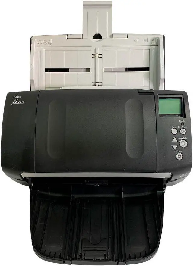 Alt view image 3 of 7 - Fujitsu Fi-7160 High Speed Color Duplex Document Scanner USB 3.0 with Adapter
