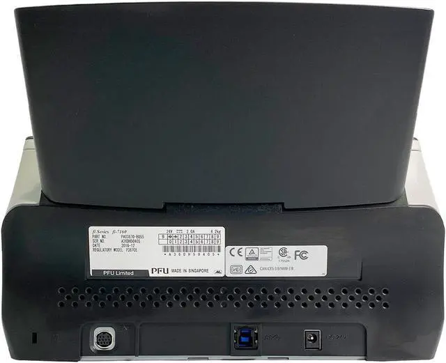 Alt view image 7 of 7 - Fujitsu Fi-7160 High Speed Color Duplex Document Scanner USB 3.0 with Adapter