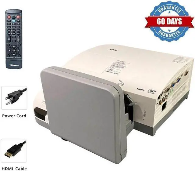 Main image of NEC U310W DLP Projector WXGA Ultra Short Throw PC 3D Ready 3100 ANSI with Accessories