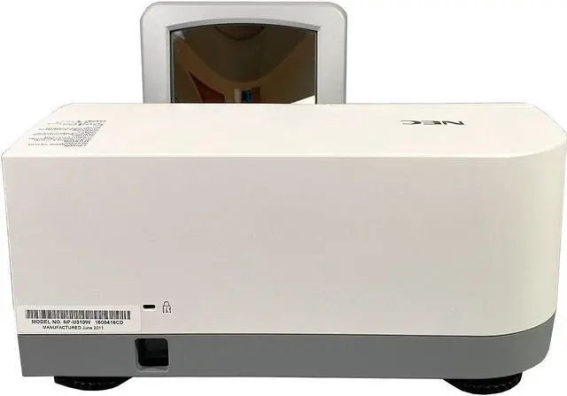 Alt view image 5 of 7 - NEC U310W DLP Projector WXGA Ultra Short Throw PC 3D Ready 3100 ANSI with Accessories