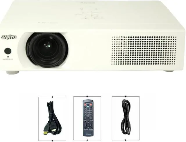 Main image of Sanyo PLC-WXU700A 3LCD Projector Professional 3800 ANSI 1080p Wireless w/Bundle