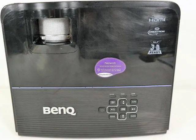 Alt view image 6 of 7 - BenQ MX760 DLP Projector 3700 ANSI Professional HD 1080p HDMI 1.3 w/Bundle