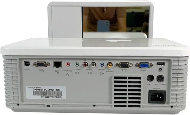 Alt view image 2 of 7 - SMART UF70W DLP Projector Ultra Short Throw 3000 ANSI WXGA HD 1080i Built-in Speakers HDMI Remote