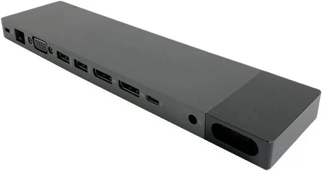 Alt view image 2 of 7 - HP Elite ThunderBolt 3 USB 3.0 Dock Station Port Replicator HSTNN-CX01 841830-001 w/Adapter