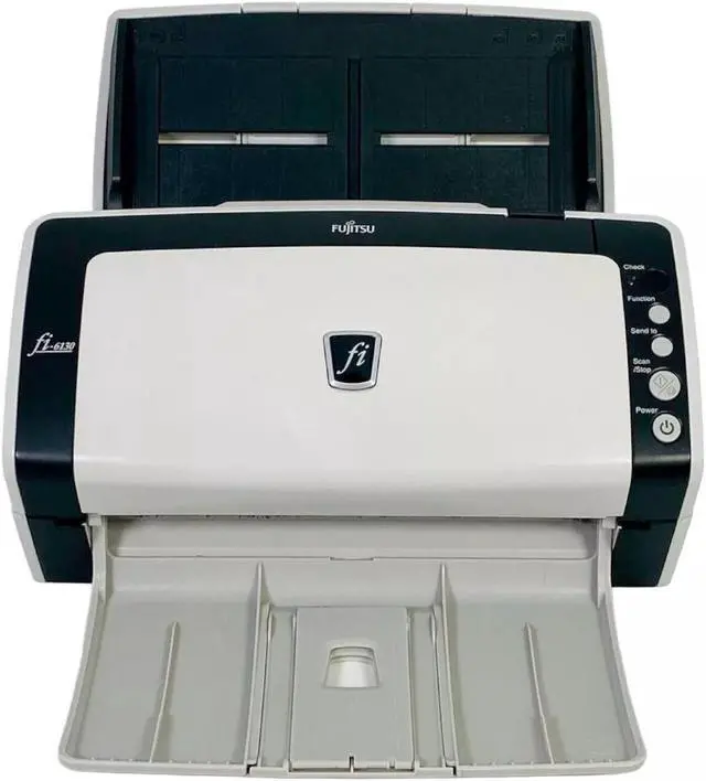 Alt view image 3 of 7 - Fujitsu Fi-6130 High-Speed Duplex Color Scanner w/Auto Document Feeder w/Bundle