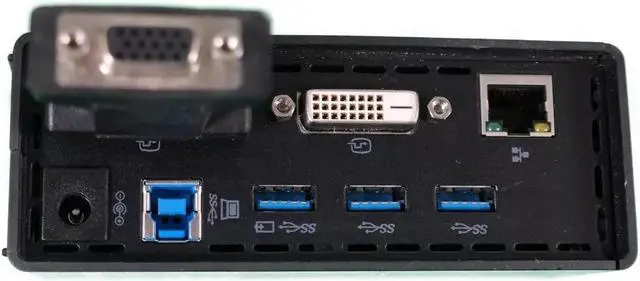 Alt view image 4 of 6 - Lenovo DU9019D1 USB 3.0 Docking Station for ThinkPad X1 X220 T420S W520 w/ PSU