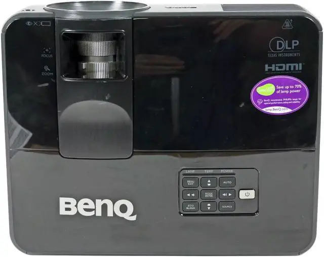 Alt view image 3 of 7 - BenQ MX520 DLP Projector 3000 ANSI Gaming HD HDMI 1080p with Accessories Bundle