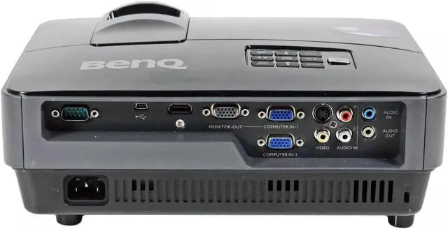 Alt view image 2 of 7 - BenQ MX520 DLP Projector 3000 ANSI Gaming HD HDMI 1080p with Accessories Bundle