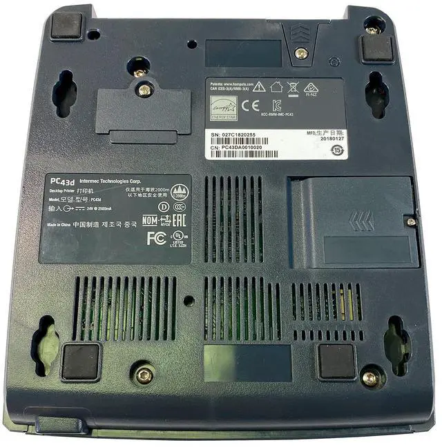 Alt view image 5 of 6 - Intermec PC43d Direct Thermal Barcode Label Printer LCD USB Ethernet