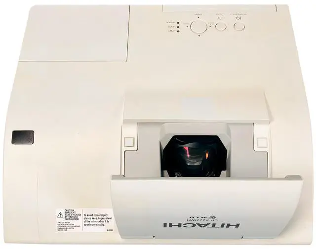 Alt view image 4 of 7 - Hitachi CP-A222WN 3LCD Projector 2200 ANSI Ultra Short-Throw HD 1080p HDMI with Accessories