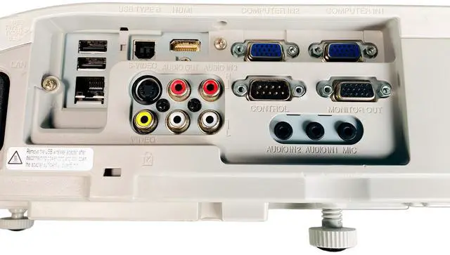 Alt view image 3 of 7 - Hitachi CP-A222WN 3LCD Projector 2200 ANSI Ultra Short-Throw HD 1080p HDMI with Accessories