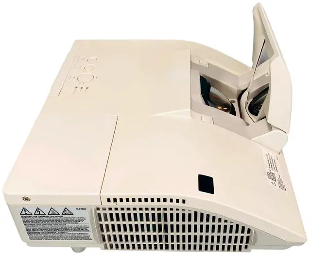 Alt view image 5 of 7 - Hitachi CP-A222WN 3LCD Projector 2200 ANSI Ultra Short-Throw HD 1080p HDMI with Accessories
