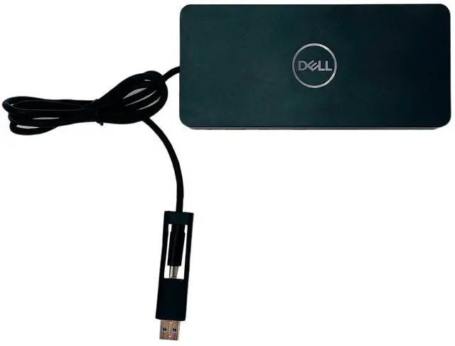 Alt view image 6 of 7 - Dell Docking Station Universal D6000 4K USB 3.0 USB-C MKX27 HDMI DP