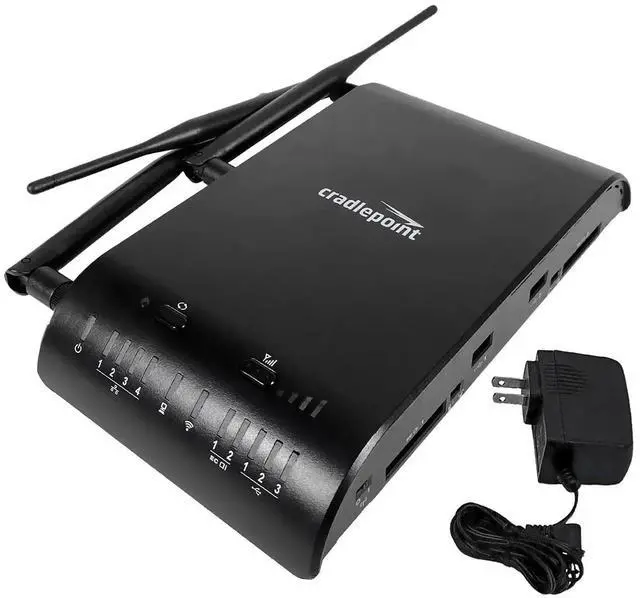 Main image of Cradlepoint MBR1400 V2 Wireless Router Wi-Fi MBR1400 w/ Adapter and Antennas