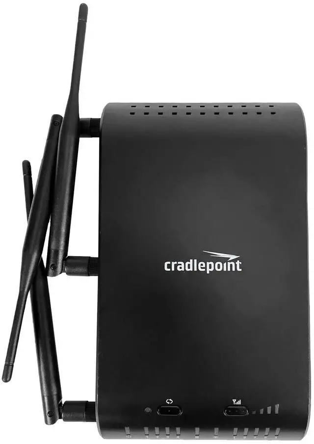 Alt view image 2 of 7 - Cradlepoint MBR1400 V2 Wireless Router Wi-Fi MBR1400 w/ Adapter and Antennas