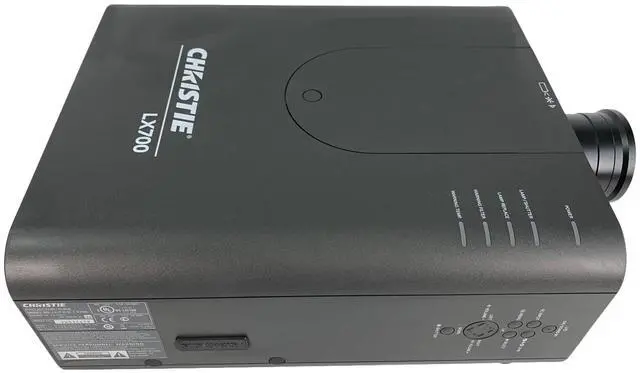 Alt view image 5 of 7 - Christie LX700 3LCD Projector Large Venue 7000 ANSI Cinema 1080p w/Bundle