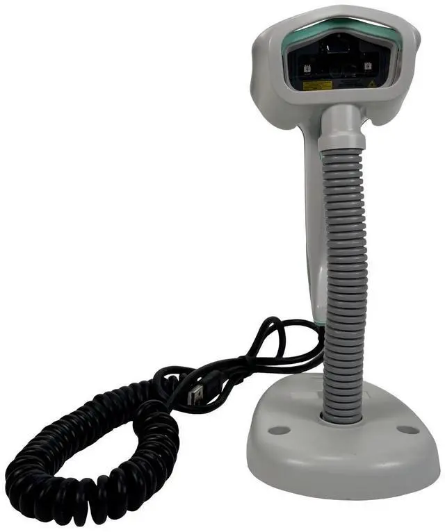 Alt view image 3 of 7 - Datalogic Gryphon GD4400 Corded 2D Barcode Scanner Reader w/USB Cable & Stand