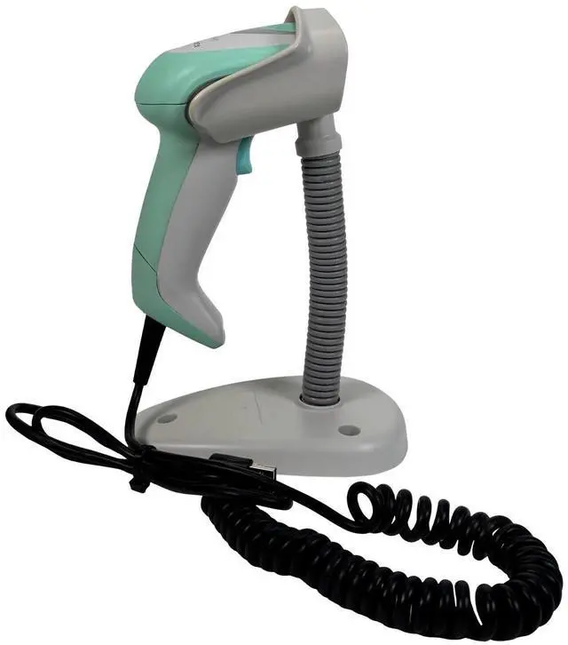 Alt view image 5 of 7 - Datalogic Gryphon GD4400 Corded 2D Barcode Scanner Reader w/USB Cable & Stand