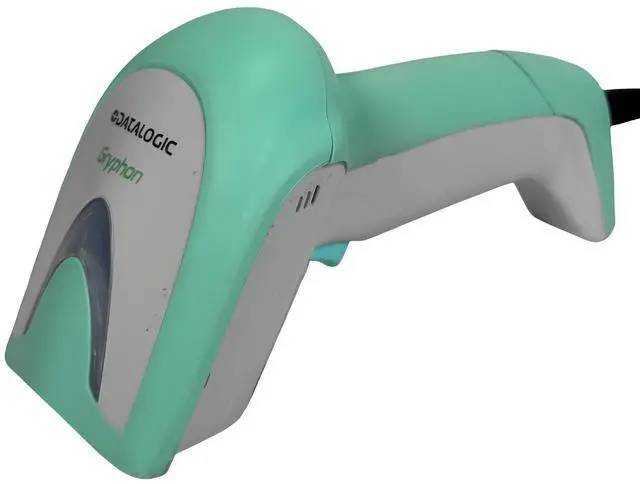 Alt view image 7 of 7 - Datalogic Gryphon GD4400 Corded 2D Barcode Scanner Reader w/USB Cable & Stand