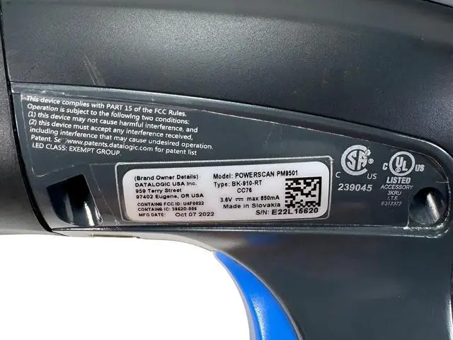 Alt view image 7 of 7 - Datalogic POWERSCAN PM9501 Retail Barcode Scanner w/Charger & Bundle Grade A!