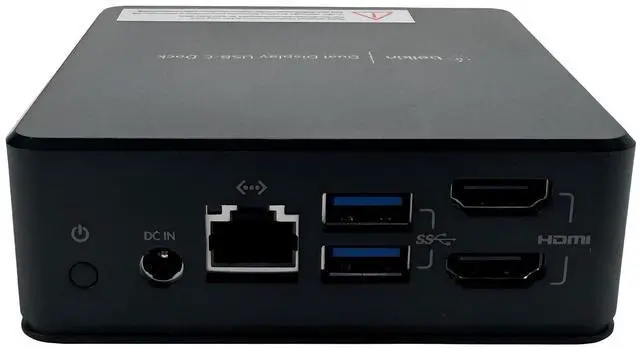 Alt view image 2 of 7 - Belkin INC002 Dual HDMI Display USB-C Dock Complete Set