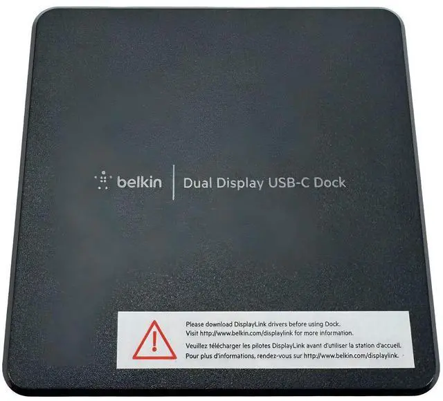 Alt view image 3 of 7 - Belkin INC002 Dual HDMI Display USB-C Dock Complete Set