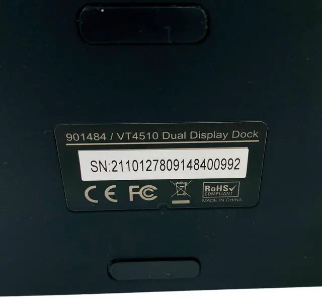 Alt view image 7 of 7 - VisionTek VT4510 Universal Dual 4K Docking Station USB-C DisplayLink 12-in-1 OEM