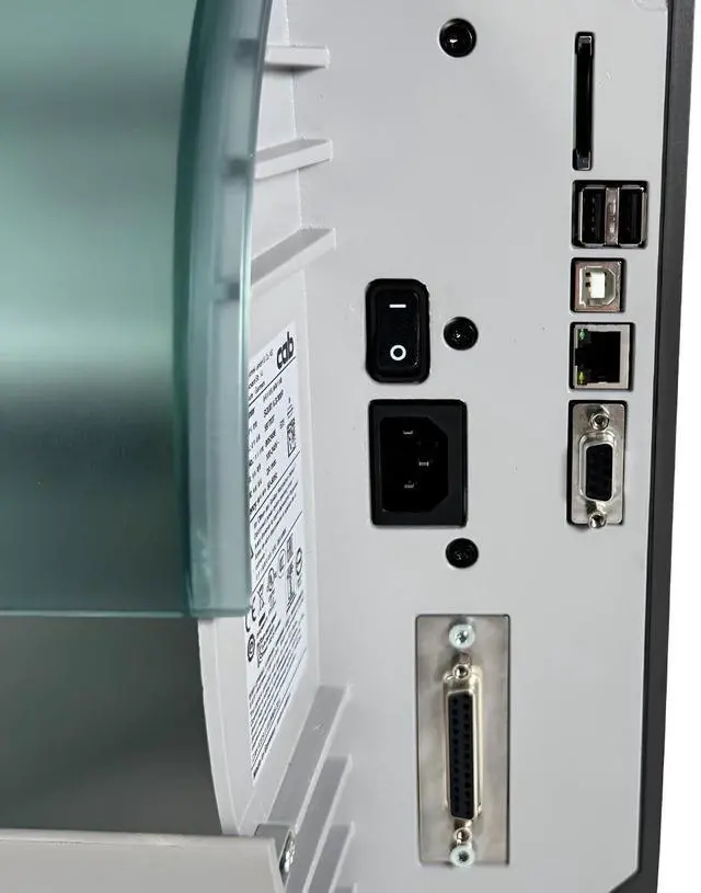 Alt view image 5 of 7 - Cab SQUIX 6.3/300P Thermal Transfer Label Printer 300dpi USB LAN Peel Rewind