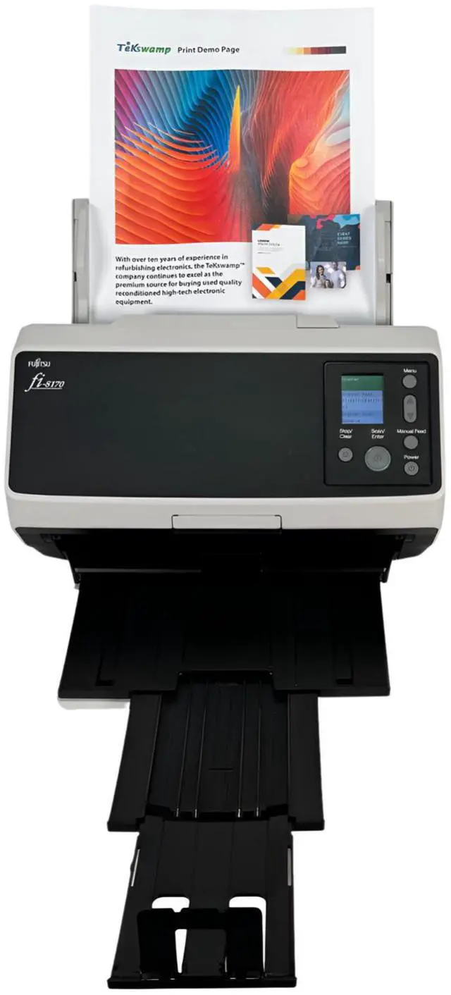 Alt view image 5 of 7 - Fujitsu Fi-8170 ADF Desktop Duplex LAN Document Scanner w/Bundle Grade A!