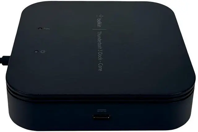 Alt view image 2 of 7 - Belkin F4U110 Thunderbolt 3 Dock Core Dual Display 4K Docking Station