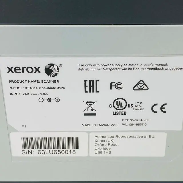 Alt view image 7 of 7 - Xerox DocuMate 3125 Duplex ADF High Speed Document Scanner for PC and Mac