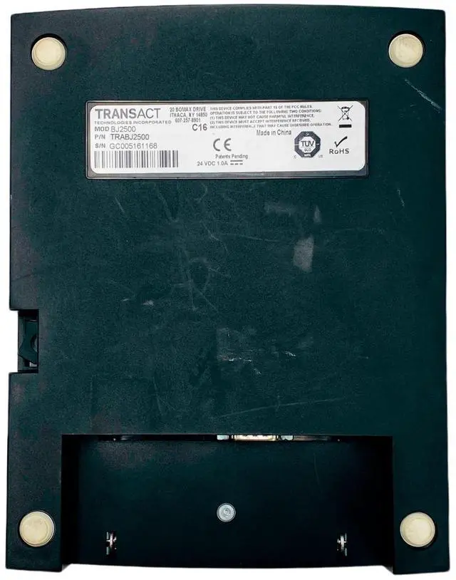 Alt view image 6 of 7 - TransAct BANKjet 2500 Inkjet POS Receipt Validation Printer USB Serial w/AC ADapter