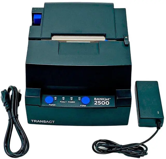 Main image of TransAct BANKjet 2500 Inkjet POS Receipt Validation Printer USB Serial w/AC ADapter