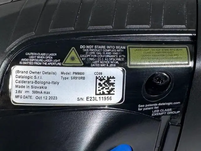 Alt view image 7 of 7 - Datalogic PowerScan PM9600 Wireless Barcode Scanner w/Battery No Cradle GradeA!
