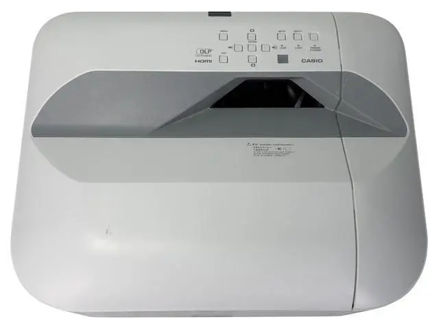 Alt view image 7 of 7 - Casio XJ-UT351W Ultra-Short Throw DLP Projector HD Ready 3500 ANSI Lumens 16:10 Aspect Ratio Built-in Speakers HDMI USB VGA Ceiling Projection for Android Mac Windows Linux