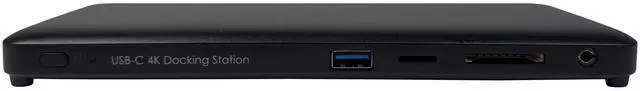 Alt view image 3 of 7 - Netpatibles DOS-UBC-12P-01B Dock Station 12-in-1 4k Triple Monitor NO PS