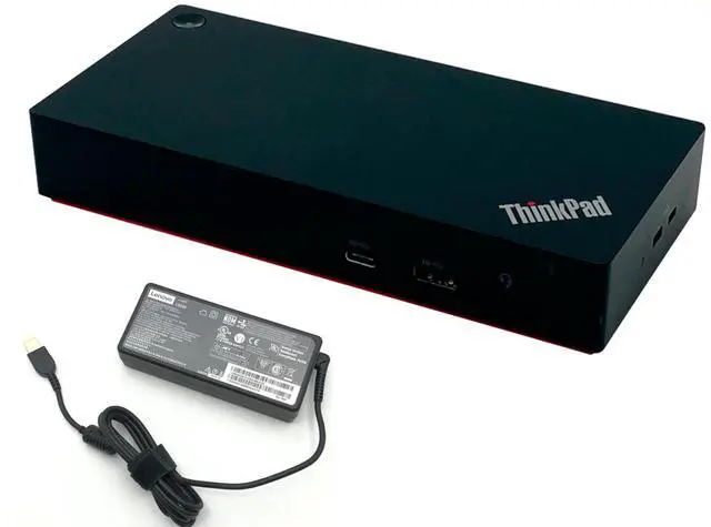 Main image of Lenovo LDA-KP 40AY ThinkPad USB-C Triple 4K Monitor Dock Station w/135W Adapter