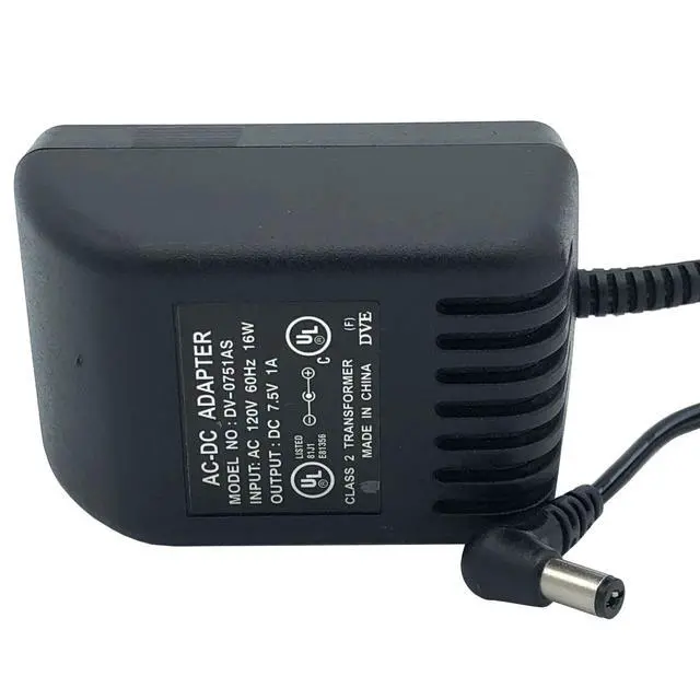 Alt view image 6 of 6 - Genuine DVE 7.5W AC Power Adapter DV-0751AS Class 2 Transformer 7.5V 1A